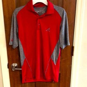 Atlanta Braves polo.  Super soft like DriFit.  From Braves shop.  Like New:
